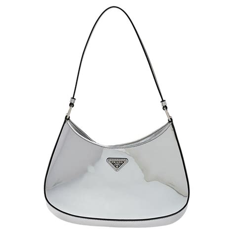 prada silver stars|prada silver shoulder bag.